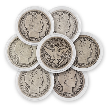 [Complete Set]1892–1916 Silver Barber Quarter 25pc