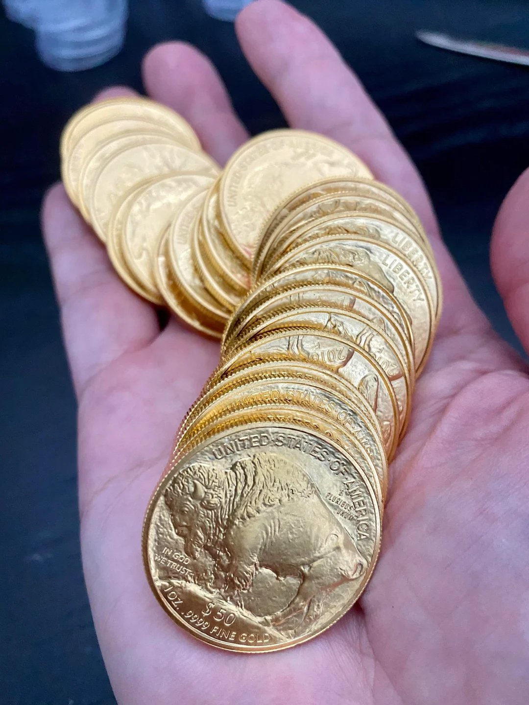 2019~2024 American Gold Silver Buffalo 1 oz $50 - BU Coin