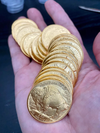 2019~2024 American Gold Silver Buffalo 1 oz $50 - BU Coin