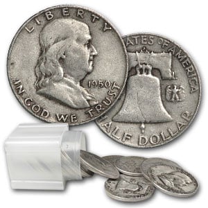 1948-1963 Franklin Half Dollars Brilliant Uncirculated Limited quantity