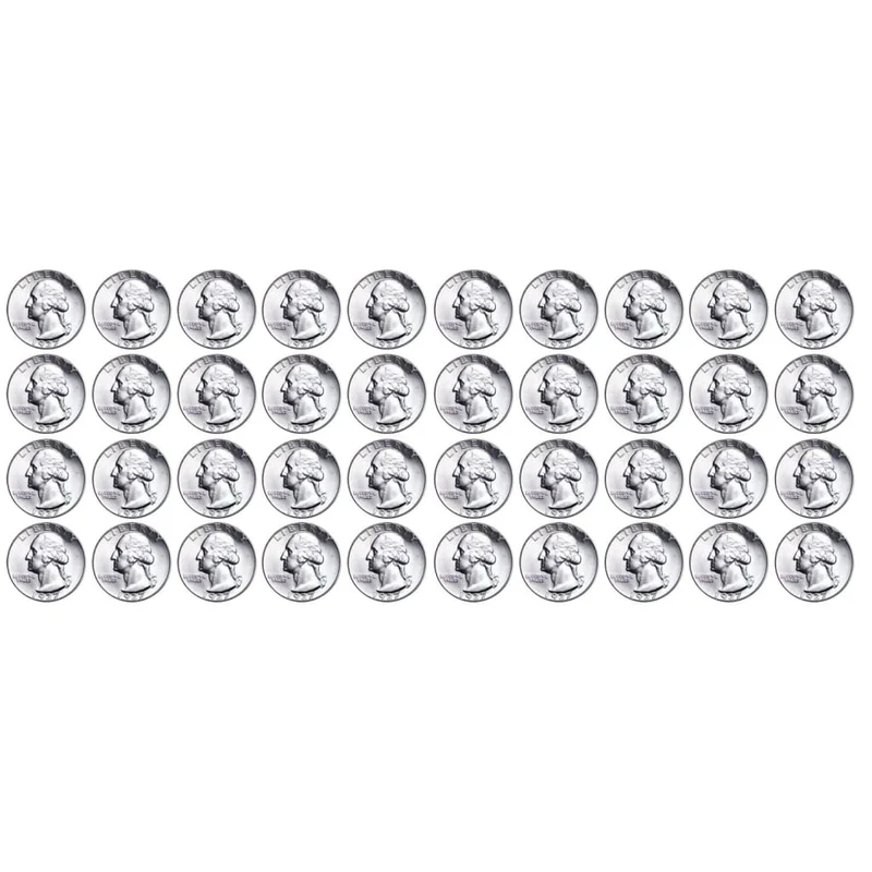 1932~1941 Washington Silver Quarter Proof 10-pc Se