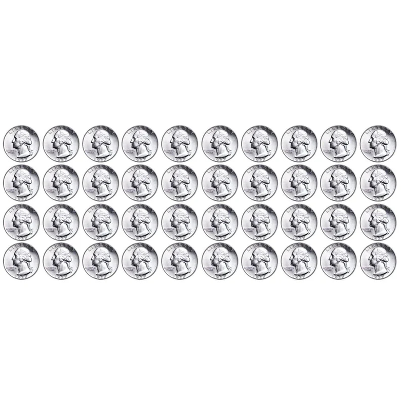 1932~1941 Washington Silver Quarter Proof 10-pc Se