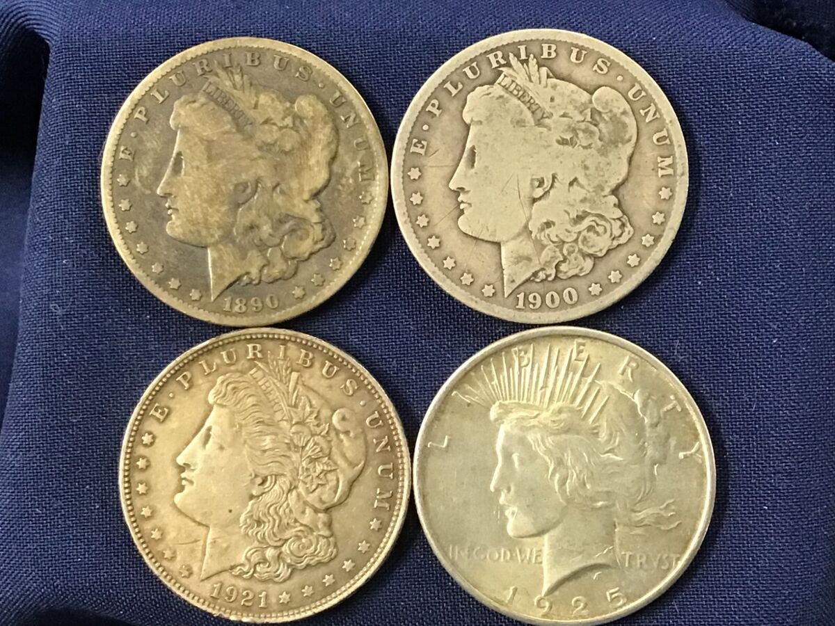 [Complete Set]1878-1902 Morgan Silver Dollar Gold Plated Coin 25 PC