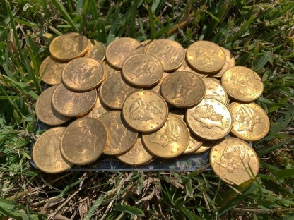 1850-1866 Liberty Head $20 Gold Coin Fine Uncirculated Limited Edition