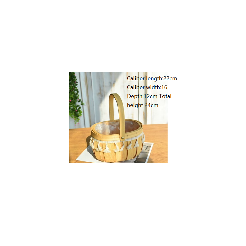 Tassel Oval melon Blue small size