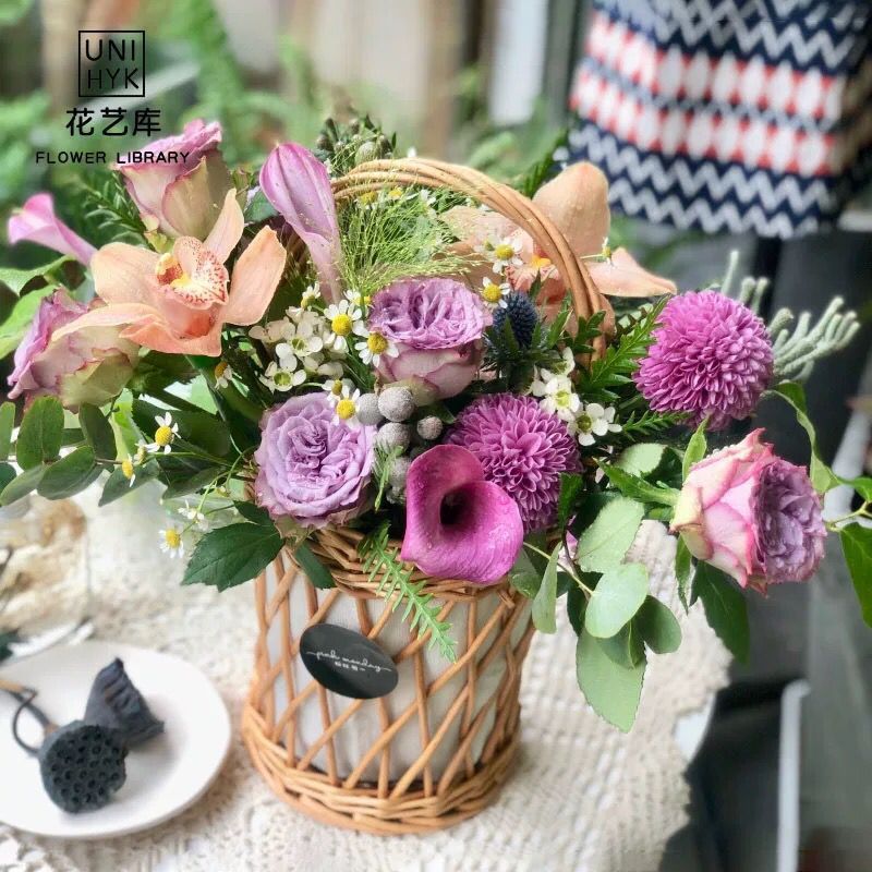 Rattan Basket-Bamboo Weaving