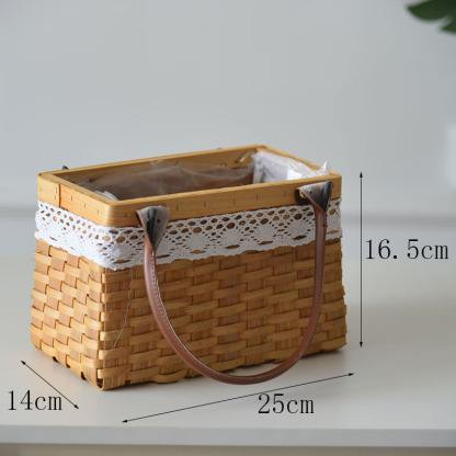 Wooden rectangular belt portable