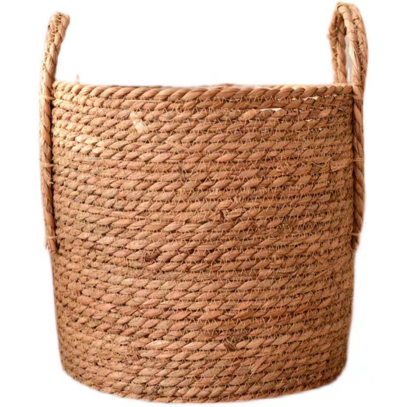 Straw Flowerpot-Bamboo Weaving