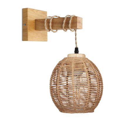Rattan Wall Lamp -Bamboo Weaving