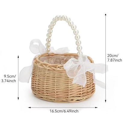 Pearl Hand Girl Blue Pisces Tail Yarn