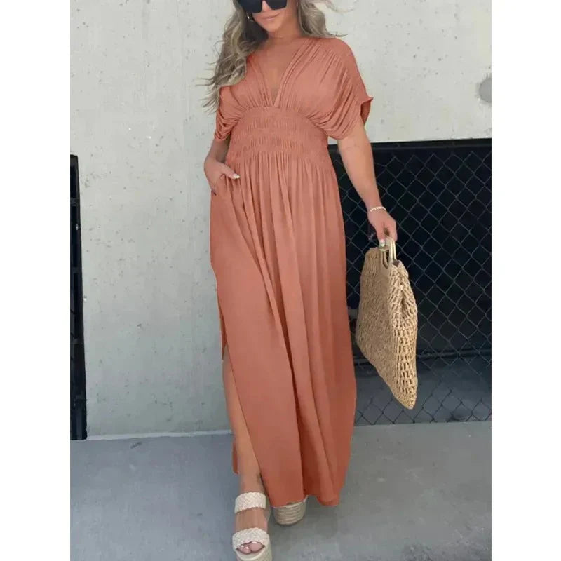 V-neck Maxi dress