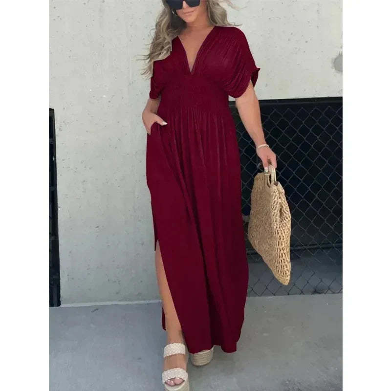  V-neck Maxi dress
