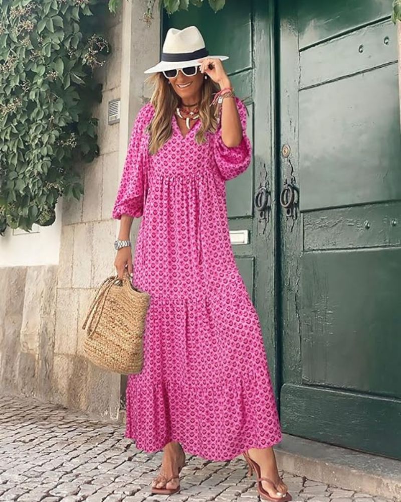 COMFORTABLE AND TRENDY LONG DRESS