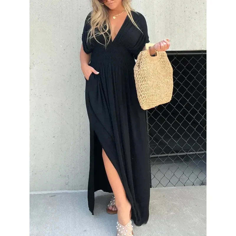  V-neck Maxi dress
