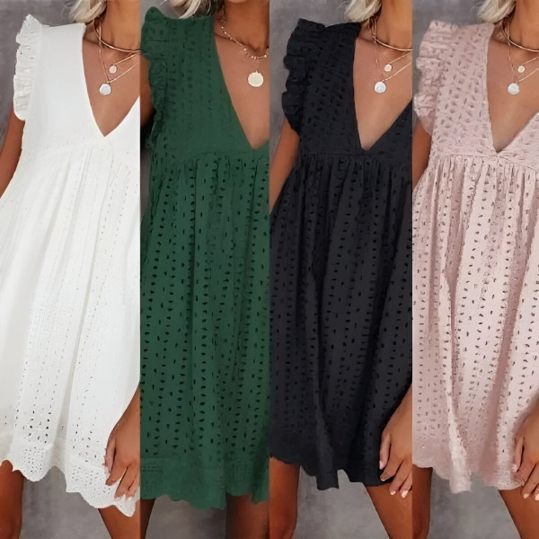 Loose lace summer dress