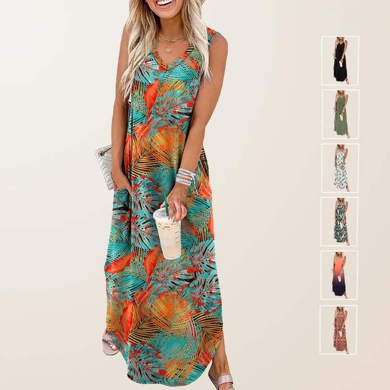 Summer Dresses Vacation Beach Sundresses 2025 with Pockets