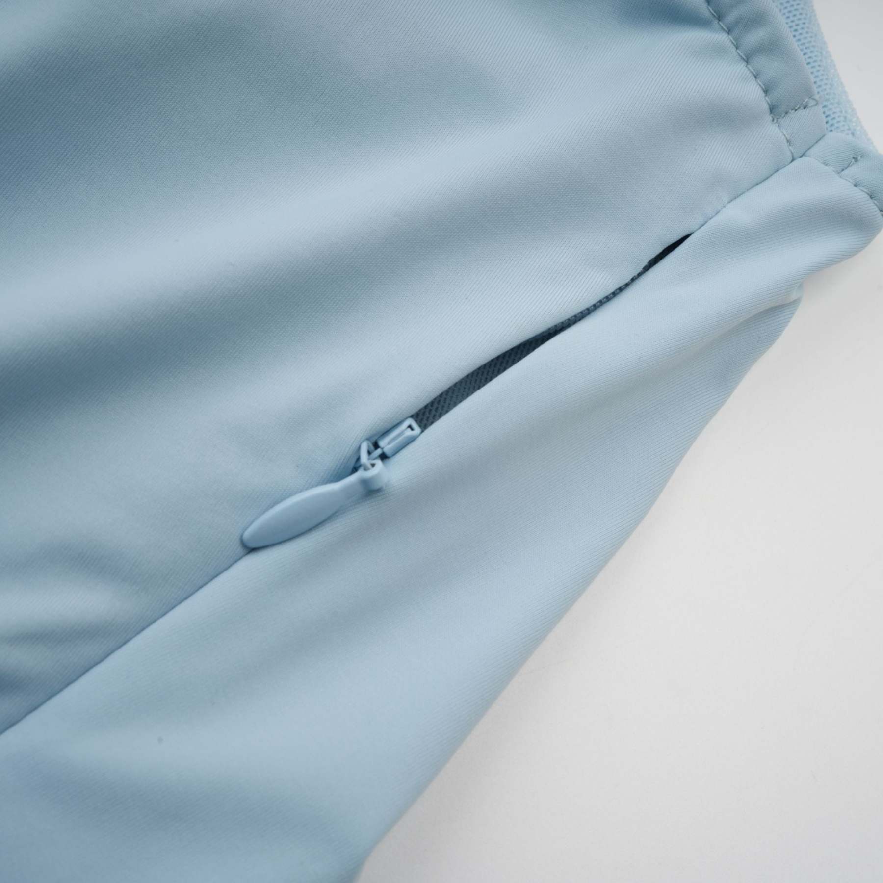 Catherine asymmetrical pleated maxi dress in Baby-blue