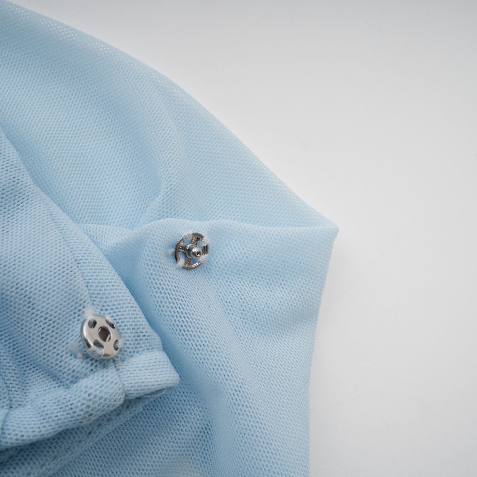 Catherine asymmetrical pleated maxi dress in Baby-blue