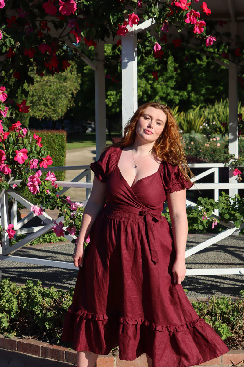 Reversible Ruffle Dress