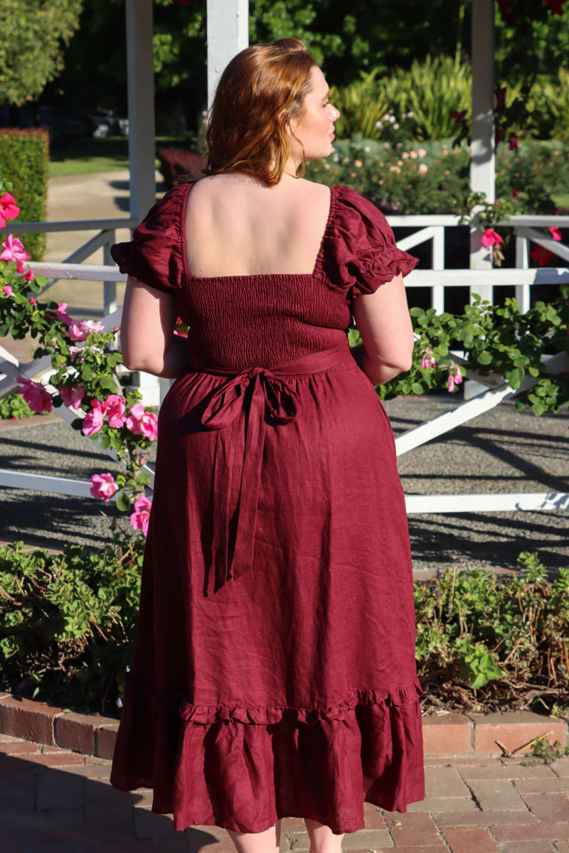 Reversible Ruffle Dress