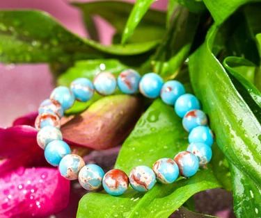 Empath’s Shield - Aqua Terra Jasper Bracelet