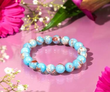 Empath’s Shield - Aqua Terra Jasper Bracelet