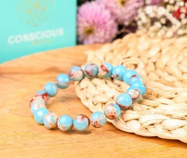 Empath’s Shield - Aqua Terra Jasper Bracelet