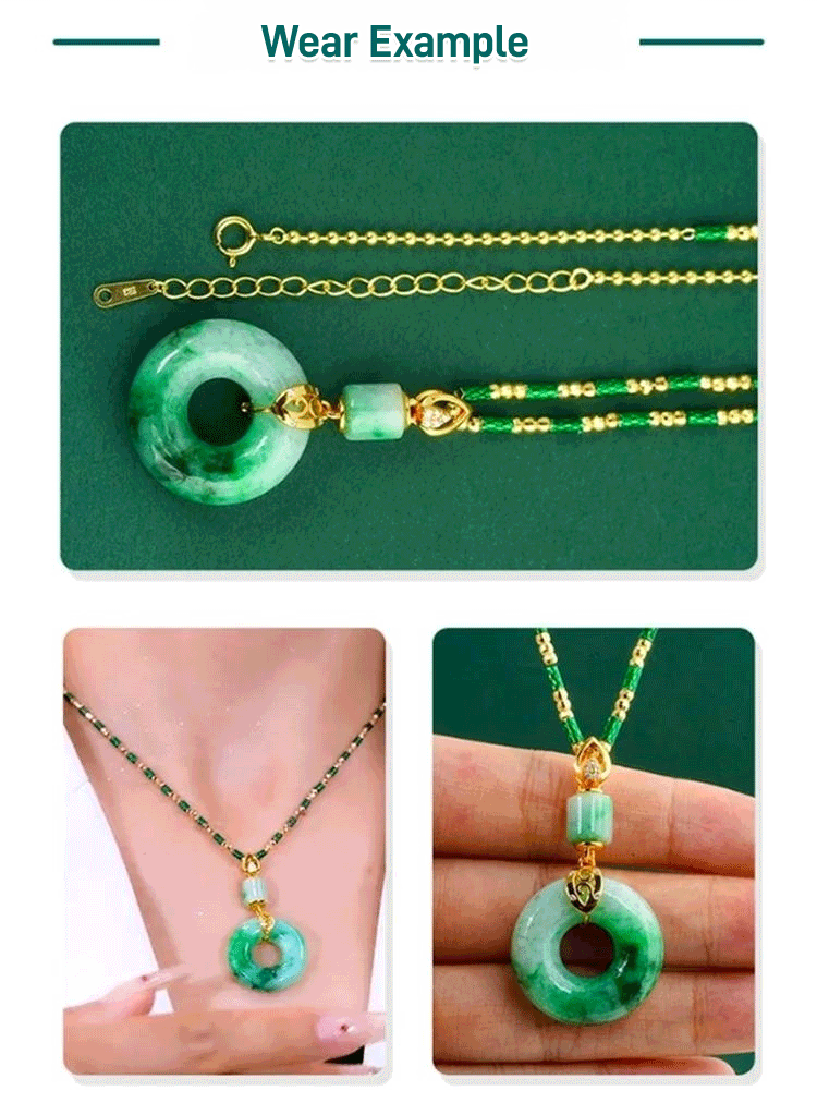 Hetian Jade Prayer Peace Buckle