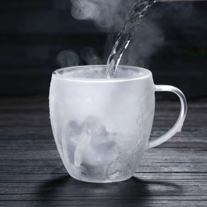 Double Bottom Wall Glass Coffee Cup