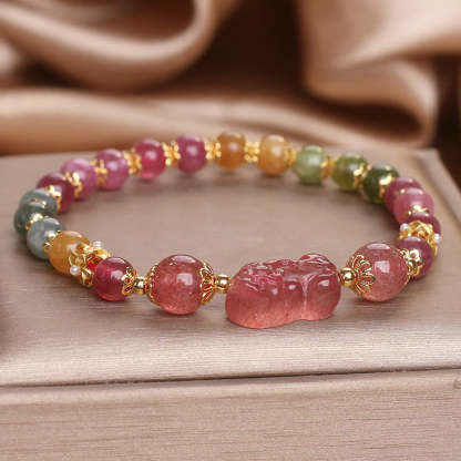 Tourmaline PIXIU Love Bracelet