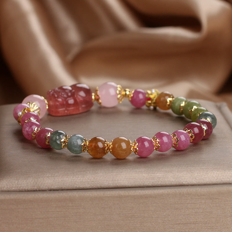 Tourmaline PIXIU Love Bracelet