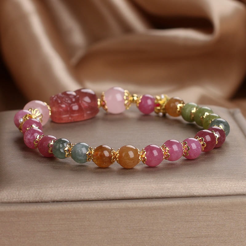 Tourmaline PIXIU Love Bracelet