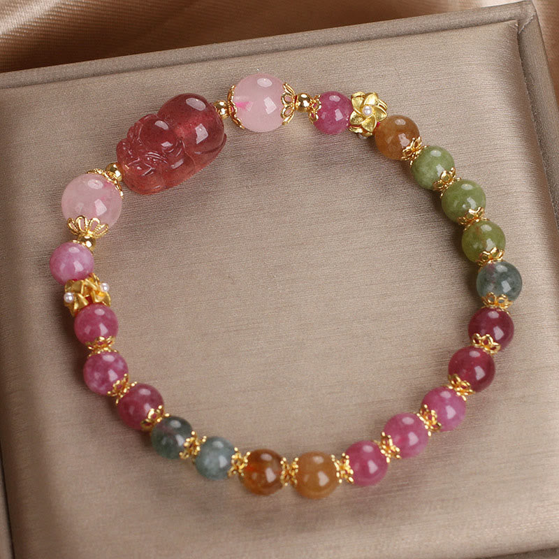 Tourmaline PIXIU Love Bracelet