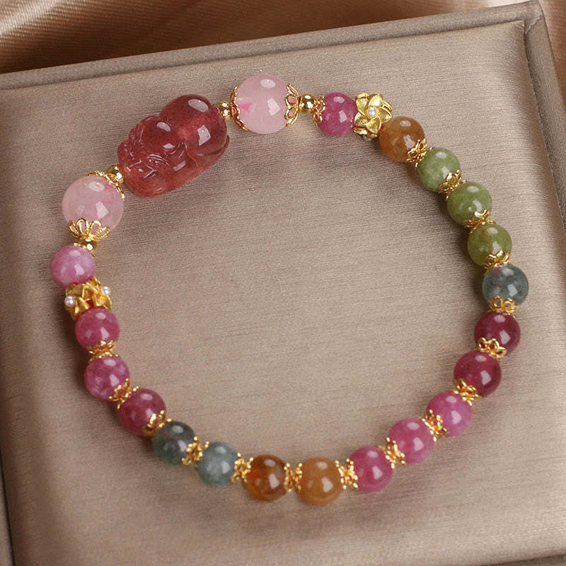 Tourmaline PIXIU Love Bracelet
