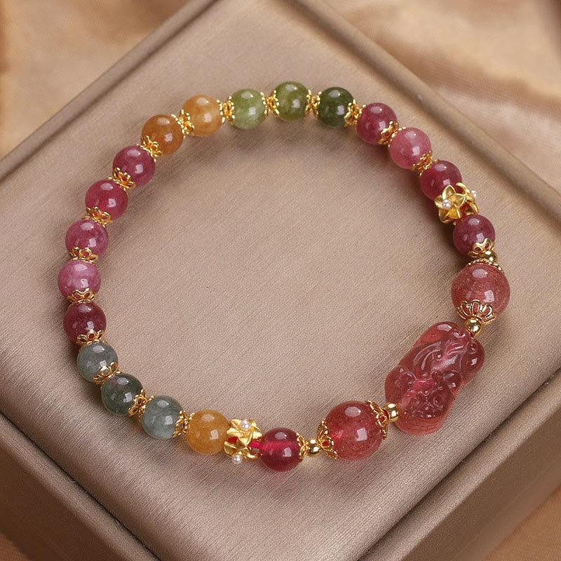 Tourmaline PIXIU Love Bracelet