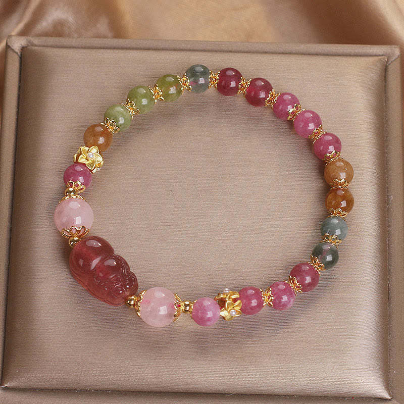 Tourmaline PIXIU Love Bracelet