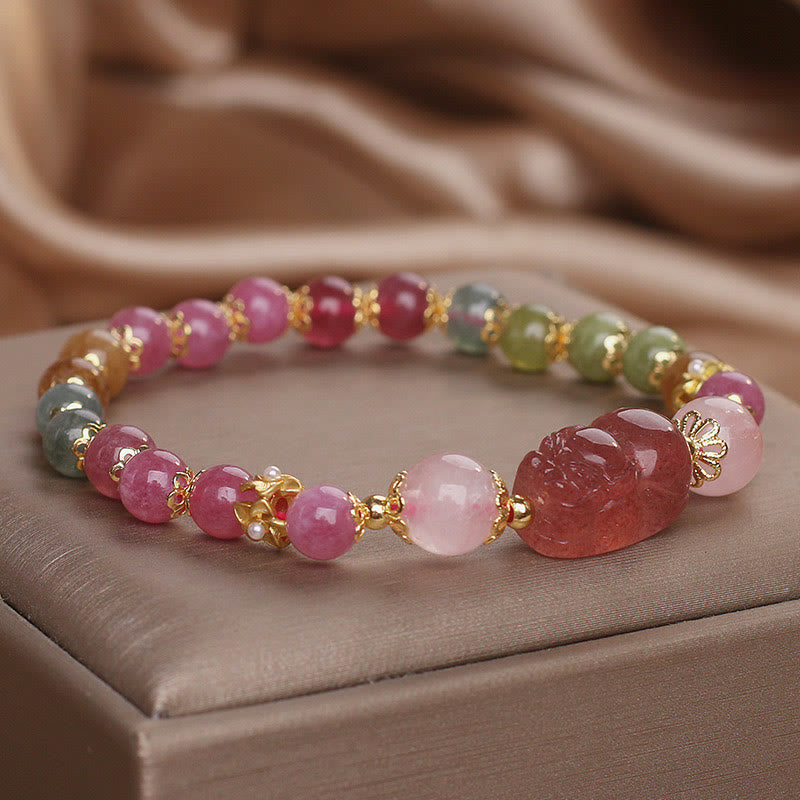 Tourmaline PIXIU Love Bracelet