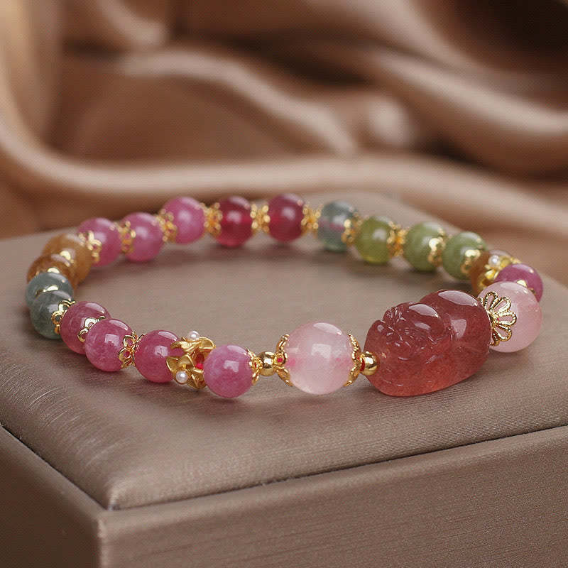 Tourmaline PIXIU Love Bracelet