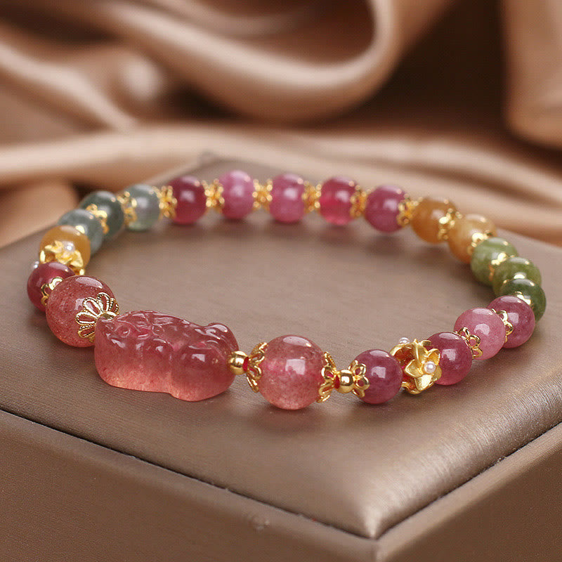 Tourmaline PIXIU Love Bracelet