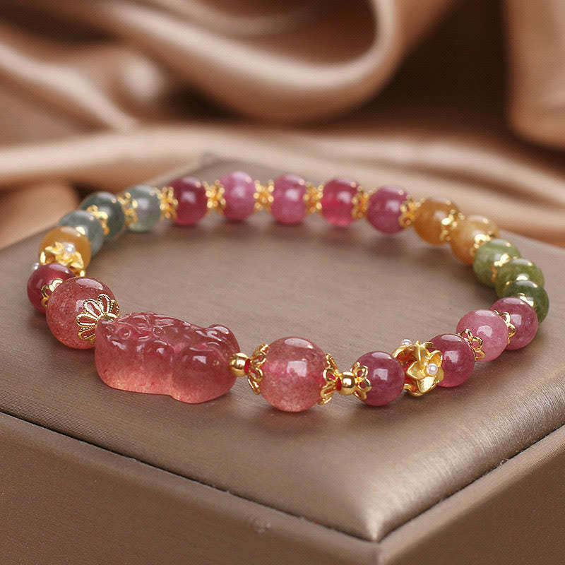 Tourmaline PIXIU Love Bracelet
