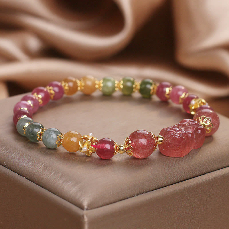 Tourmaline PIXIU Love Bracelet