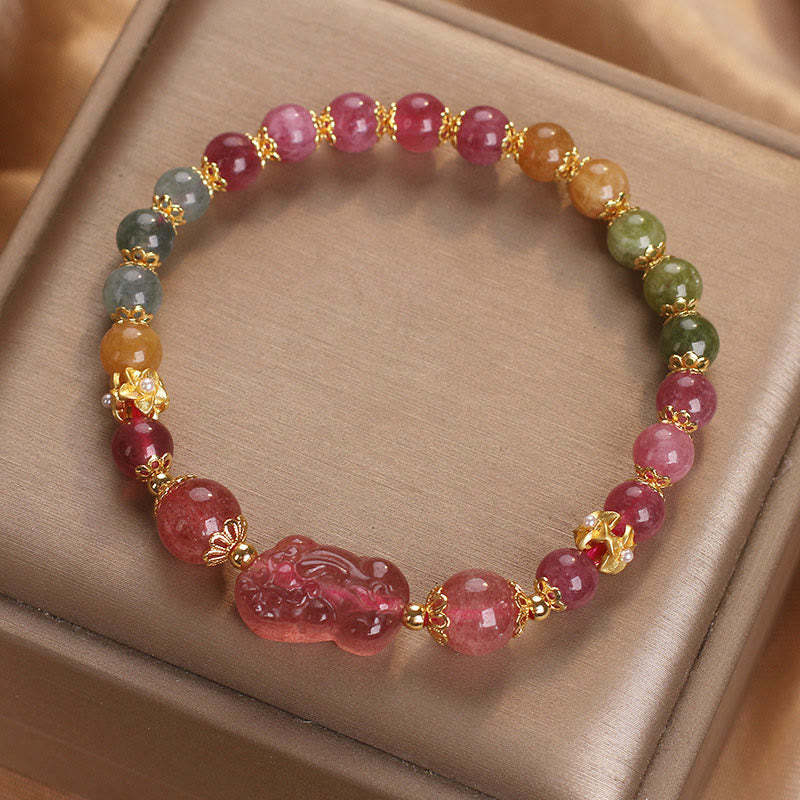 Tourmaline PIXIU Love Bracelet