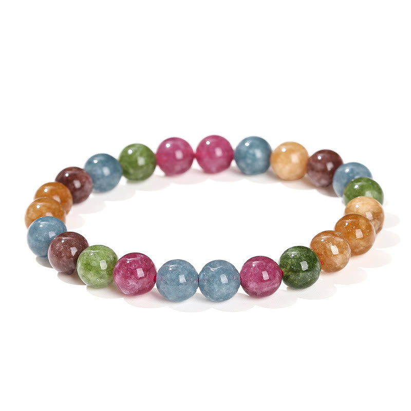 Multicolor Tourmaline Positive Bracelet