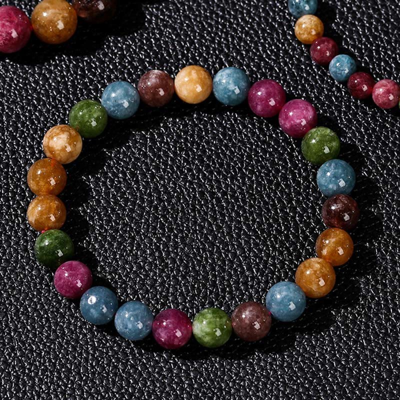 Multicolor Tourmaline Positive Bracelet