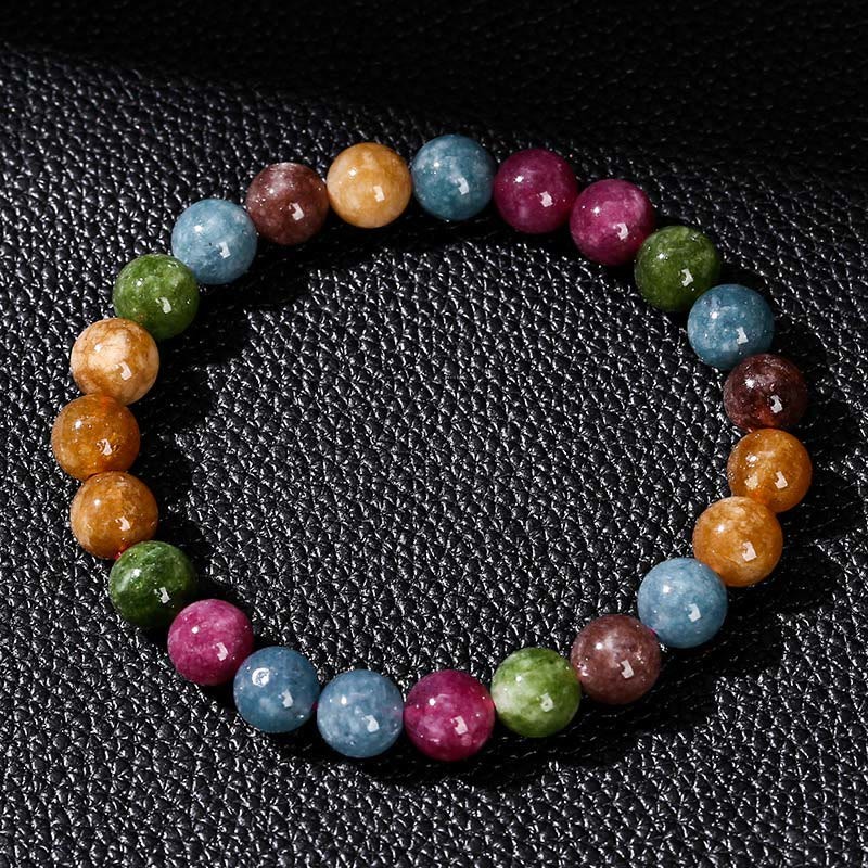 Multicolor Tourmaline Positive Bracelet