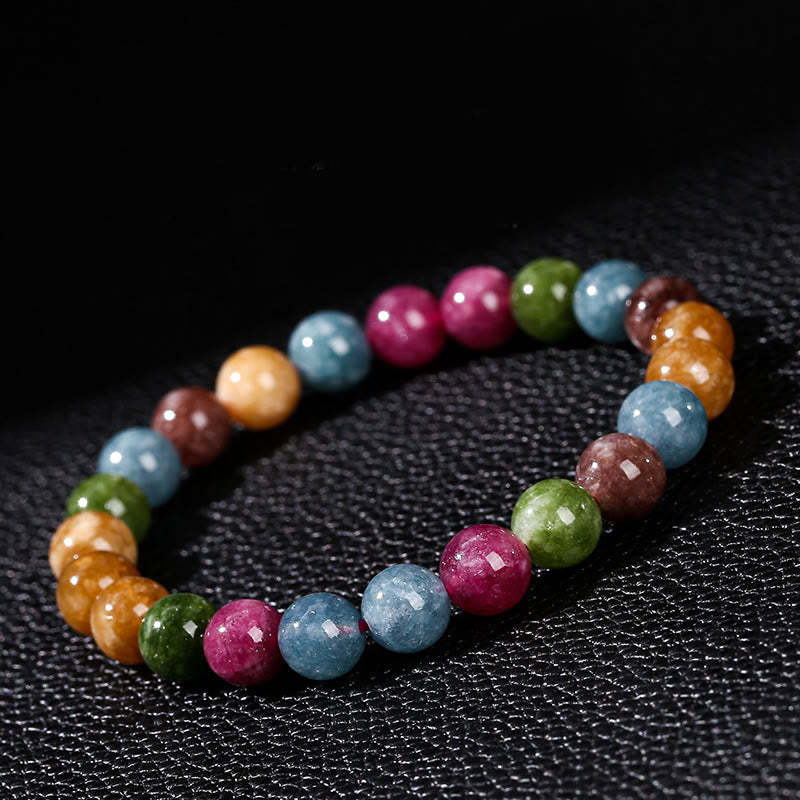 Multicolor Tourmaline Positive Bracelet