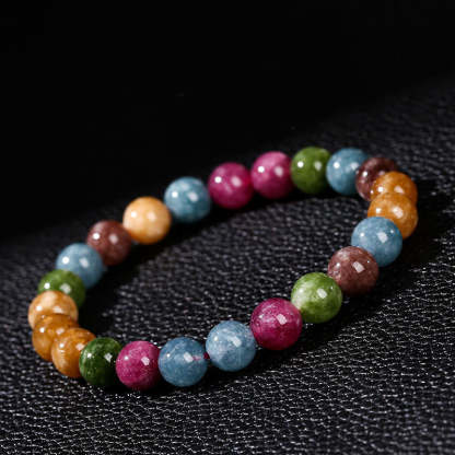 Multicolor Tourmaline Positive Bracelet