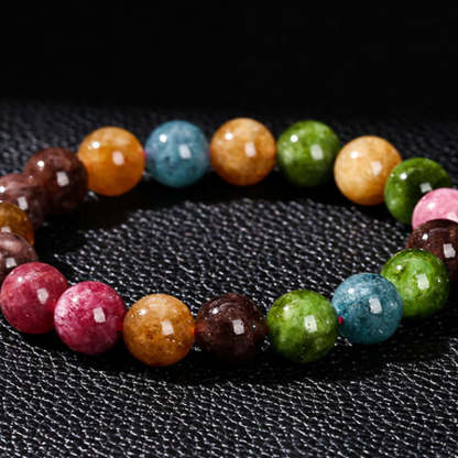 Multicolor Tourmaline Positive Bracelet