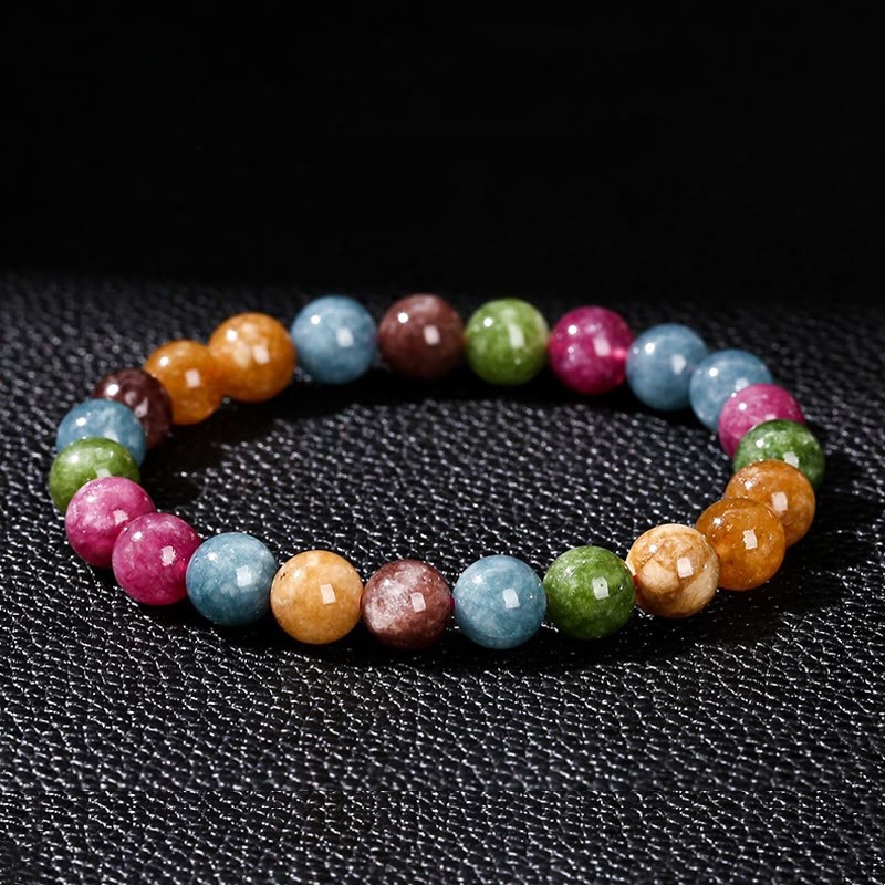 Multicolor Tourmaline Positive Bracelet