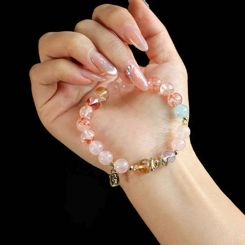Various Crystal Snake Lucky Bracelet